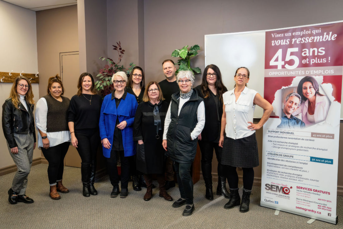 Conseillères et conseiller en emploi du Semo de Granb